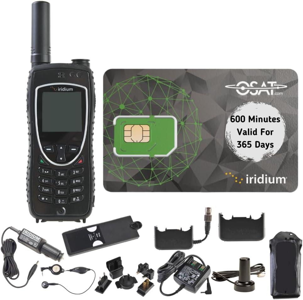 OSAT Iridium 9575 Satellite Phone & SIM Card With 600 Minutes / 365 Day Validity image 0 OSAT Iridium 9575 Satellite Phone & SIM Card With 600 Minutes / 365 Day Validity image 0